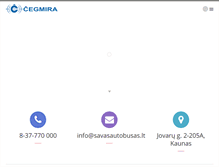 Tablet Screenshot of cegmira.lt